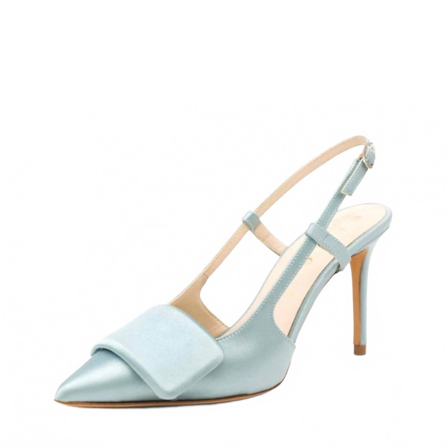 New Something Bleu Women's Halen Slingback Pumps In Light Blue — image 2 of 3